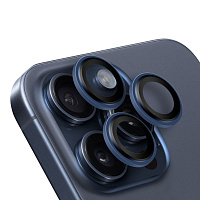 OBAL:ME Ochrana Šošoviek pre Apple iPhone 15 Pro/15 Pro Max Blue Titanium