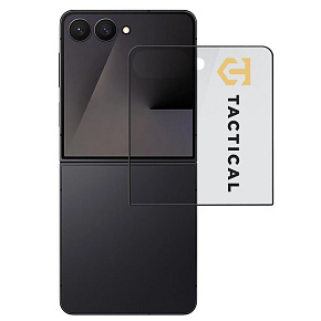 Tactical Glass Shield 5D sklo (Vonkajšie) pre Samsung Galaxy Z Flip 7 Black Tactical Glass Shield 5D sklo (Vonkajšie) pre Samsung Galaxy Z Flip 7 Black