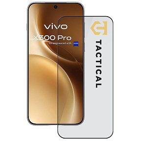Tactical Glass Shield 5D sklo pre Vivo X300 Pro Black Tactical Glass Shield 5D sklo pre Vivo X300 Pro Black