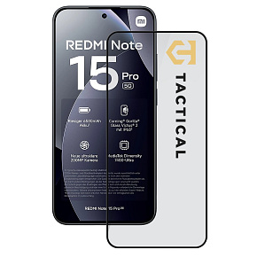 Tactical Glass Shield 5D sklo pre Xiaomi Redmi Note 15 Pro 5G Black Tactical Glass Shield 5D sklo pre Xiaomi Redmi Note 15 Pro 5G Black