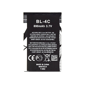 Nokia BL-4C Batéria 890mAh Li-Ion (OEM) Nokia BL-4C Batéria 890mAh Li-Ion (OEM)