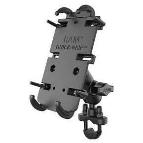 UNPKD RAM QUICK-GRIP XL PHONE HOLDER FOR LARGER DEVICES WITH SHORT ARM AND U-BOLT UNPKD RAM QUICK-GRIP XL PHONE HOLDER FOR LARGER DEVICES WITH SHORT ARM AND U-BOLT