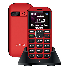 ALIGATOR A720 4G Sen.červeno-čiern+st.nab. ALIGATOR A720 4G Sen.červeno-čiern+st.nab.