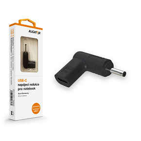 Aligator USB-C napájacia redukcia 3,0 x 1,0 mm pre notebooky Acer/Samsung Aligator USB-C napájacia redukcia 3,0 x 1,0 mm pre notebooky Acer/Samsung