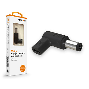 Aligator USB-C napájacia redukcia 7,4 x 5,0 mm pre notebooky HP Aligator USB-C napájacia redukcia 7,4 x 5,0 mm pre notebooky HP