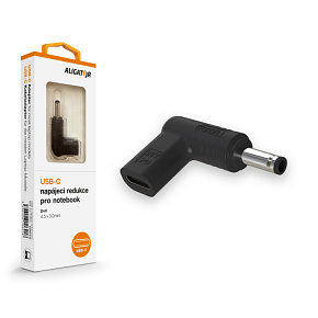 Aligator USB-C napájacia redukcia 4,5 x 3,0 mm pre notebooky Dell Aligator USB-C napájacia redukcia 4,5 x 3,0 mm pre notebooky Dell