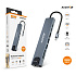 Aligator Dokovacia stanica USB-C/Hub 8v1 (USB-C/2xUSB/SD/MicroSD/HDTV/RJ45)