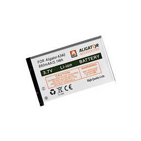 Aligator batéria A340/A310/A311/A320/V600 850 mAh Aligator batéria A340/A310/A311/A320/V600 850 mAh