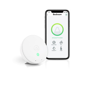 AirThings Wave mini - senzor kvality ovzdušia, vlhkosti, teploty a vzdušných chemikálií AirThings Wave mini - senzor kvality ovzdušia, vlhkosti, teploty a vzdušných chemikálií