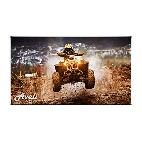 Plátno AVELI PREMIUM, pevný rám, black, 221x124 (16:9) 100" Plátno AVELI PREMIUM, pevný rám, black, 221x124 (16:9) 100"