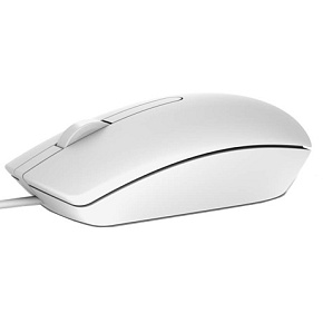 Dell MS116/Kancelárska/Optická/1 000 DPI/Drôtová USB/Biela Dell MS116/Kancelárska/Optická/1 000 DPI/Drôtová USB/Biela