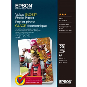 EPSON Value Glossy Photo Paper A4 20 listov EPSON Value Glossy Photo Paper A4 20 listov