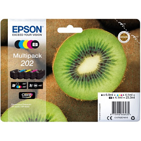 EPSON multipack 5 farieb,202 Premium Ink,štandard EPSON multipack 5 farieb,202 Premium Ink,štandard