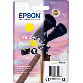 EPSON singlepack,Yellow 502XL,Ink,XL EPSON singlepack,Yellow 502XL,Ink,XL