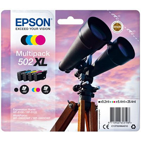 EPSON multipack 4 farby, 502XL, Ink, XL EPSON multipack 4 farby, 502XL, Ink, XL