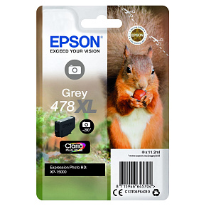 Epson Singlepack Grey 478XL Claria Photo HD Ink Epson Singlepack Grey 478XL Claria Photo HD Ink