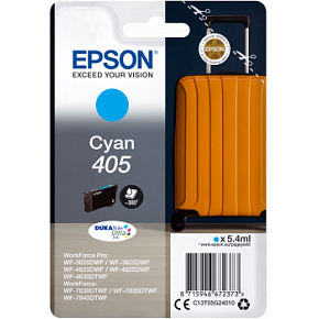 Epson Singlepack Cyan 405 DURABrite Ultra Ink Epson Singlepack Cyan 405 DURABrite Ultra Ink