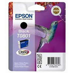 R265/360, RX560 Black Ink cartridge (T0801) R265/360, RX560 Black Ink cartridge (T0801)