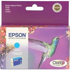 R265/360, RX560 Cyan Ink cartridge (T0802) R265/360, RX560 Cyan Ink cartridge (T0802)