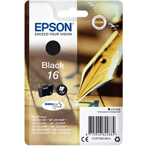 Epson Singlepack Black 16 DURABrite Ultra Ink Epson Singlepack Black 16 DURABrite Ultra Ink