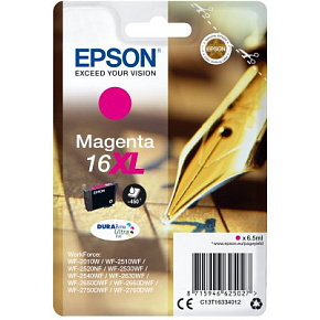 Epson Singlepack Magenta 16XL DURABrite Ultra Ink Epson Singlepack Magenta 16XL DURABrite Ultra Ink