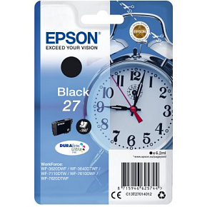 Epson Singlepack Black 27 DURABrite Ultra Ink Epson Singlepack Black 27 DURABrite Ultra Ink