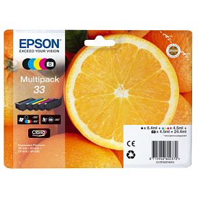 EPSON Multipack 5-farebné 33 Claria Premium Ink EPSON Multipack 5-farebné 33 Claria Premium Ink