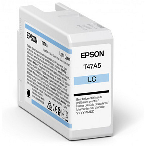 Epson Singlepack Light Cyan T47A5 Ultrachrome Epson Singlepack Light Cyan T47A5 Ultrachrome