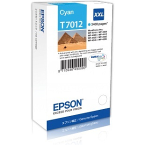 WP4000/4500 Series Ink Cartridge XXL Cyan 3.4k WP4000/4500 Series Ink Cartridge XXL Cyan 3.4k