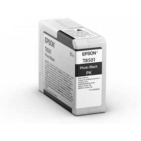Epson Singlepack Photo Black T850100 UltraChrome HD ink 80ml Epson Singlepack Photo Black T850100 UltraChrome HD ink 80ml