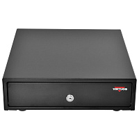 Pokladničná zásuvka mikro EK-300C - s káblom, zakladač 3/4, 9-24V, čierna