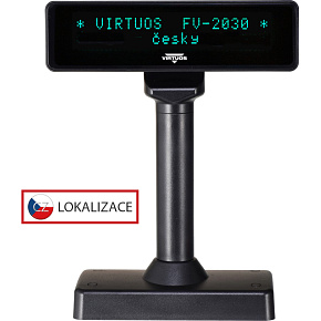 VFD zák.displej FV-2030B 2x20, 9mm,Serial, čierny VFD zák.displej FV-2030B 2x20, 9mm,Serial, čierny