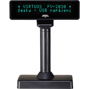 VFD zák.displej FV-2030B 2x20, 9mm, USB, čierny VFD zák.displej FV-2030B 2x20, 9mm, USB, čierny