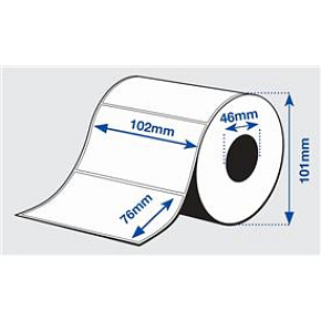 Premium Matte Label -Die Cut102mm x76mm,440 labels Premium Matte Label -Die Cut102mm x76mm,440 labels