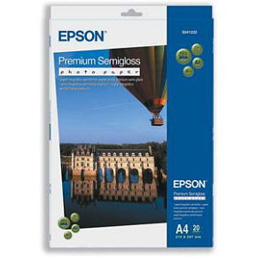 EPSON A4, Premium Semigloss Photo Paper (20listov) EPSON A4, Premium Semigloss Photo Paper (20listov)