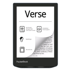 E-book POCKETBOOK 629 Verse Bright Blue, modrý E-book POCKETBOOK 629 Verse Bright Blue, modrý