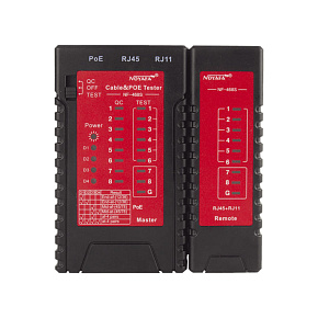 W-star Tester káblov UTP WSNF468S test POE 802.3at UTP/STP RJ45 RJ11 W-star Tester káblov UTP WSNF468S test POE 802.3at UTP/STP RJ45 RJ11