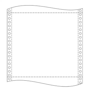 Tabelačný papier 36 x 12" (1+1) NCR