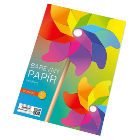 Farebný papier Color A4-80g - oranžová
