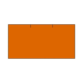 Etikety cenovkové Contact 37x19 oranžové