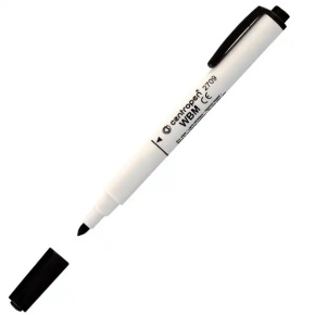 Značkovač CENTROPEN 2709 stierateľný, čierny