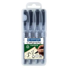 Popisovač CALLIGRAPHY CENTROPEN 8772/ sada 4 kusov