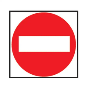Etikety Info- Zákaz vstupu