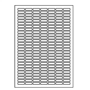 Etikety PRINT 25,4 x 10 biele