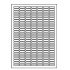 Etikety PRINT 25,4 x 10 biele