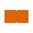 Etikety cenovkové ColaPly 22x12 oranžové