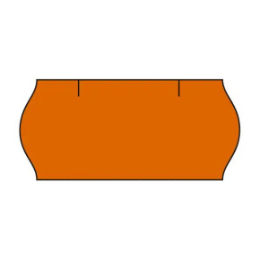 Etikety cenovkové Cont.Meto 26x12 oranžové