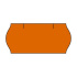 Etikety cenovkové Cont.Meto 26x12 oranžové
