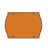 Etikety cenovkové 26x18 oranžové