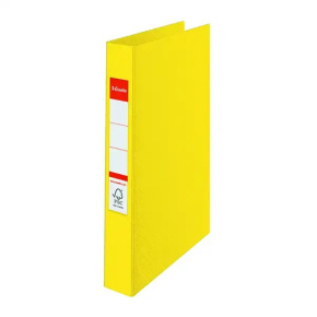Poradač A4, Esselte PLAST 2-krúžkový žltá (šanón)- akcia - do vypredania zásob